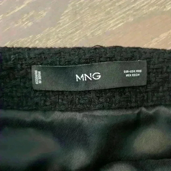 Mango Tweed Mini Skirt - Picture 2 of 4